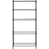 thumbnail of Royal Catering Estantería de metal - 35 x 90 x 180 cm - Negro