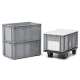 thumbnail of Caja Plástica Eurobox 60 litros Cerrada 40 x 60 x 30 cm