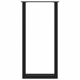 thumbnail of Helloshop26 - Juego de 2 patas para mesa de bar en forma de U dimensiones 50 x 100 cm con niveladores ajustables diseño moderno en 02_0057472