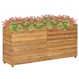thumbnail of vidaXL Hochbeet 150x40x72 cm Teak Altholz und Stahl