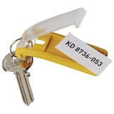 thumbnail of Durable sleutelhanger Key Clip, geel, pak van 6 stuks