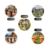 thumbnail of Stehtischhusse Stretch für Bistrotisch Motiv Ø 60-65x110-120 cm Bierglas