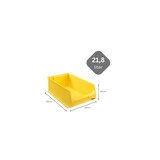 thumbnail of PROREGAL 10x Gelbe Sichtlagerbox 5.0 | HxBxT 20x30x50cm | 21,8 Liter | Sichtlagerbehälter, Sichtlagerkasten, Sichtlagerkastensortiment