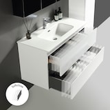 thumbnail of Alpenberger Badmöbel Set | Keramik Waschbecken mit Unterschrank | Vormontierter Waschbeckenunterschrank SoftClose | inkl Schubladen-Organizer Gäste WC