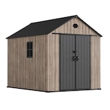 thumbnail of Hoggar – Caseta de Resina Jardín 6,41m2 Oak O60 - Suelo – Ventana – Efecto Madera Premium - Doble Puerta – Protección UV e Impermeable – Respiraderos