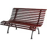 thumbnail of XL Parkbank Tannenholz Gartenbank Sitzbank Balkon Holz Metall Terrasse 150x81 cm : Natur braun