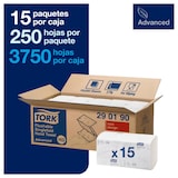 thumbnail of TORK Lot 15 Paquets Essuie-Mains Plie En V Delitable 23X23Cm 250 Formats
