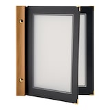 thumbnail of Securit® Menukaart A5 "Wood" - Zwart - 4 zijden