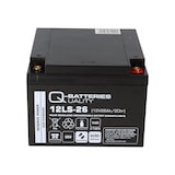 thumbnail of Q-Batteries 12LS-26 12V 26Ah Blei-Vlies-Akku / AGM VRLA mit VdS