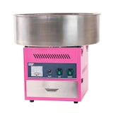 thumbnail of Romux® Machine à Barbe à Papa Rose avec Cuve de 52 cm | Machine Professionnelle en Acier Inoxydable pour événements et les fêtes - 1200 W et 220 V