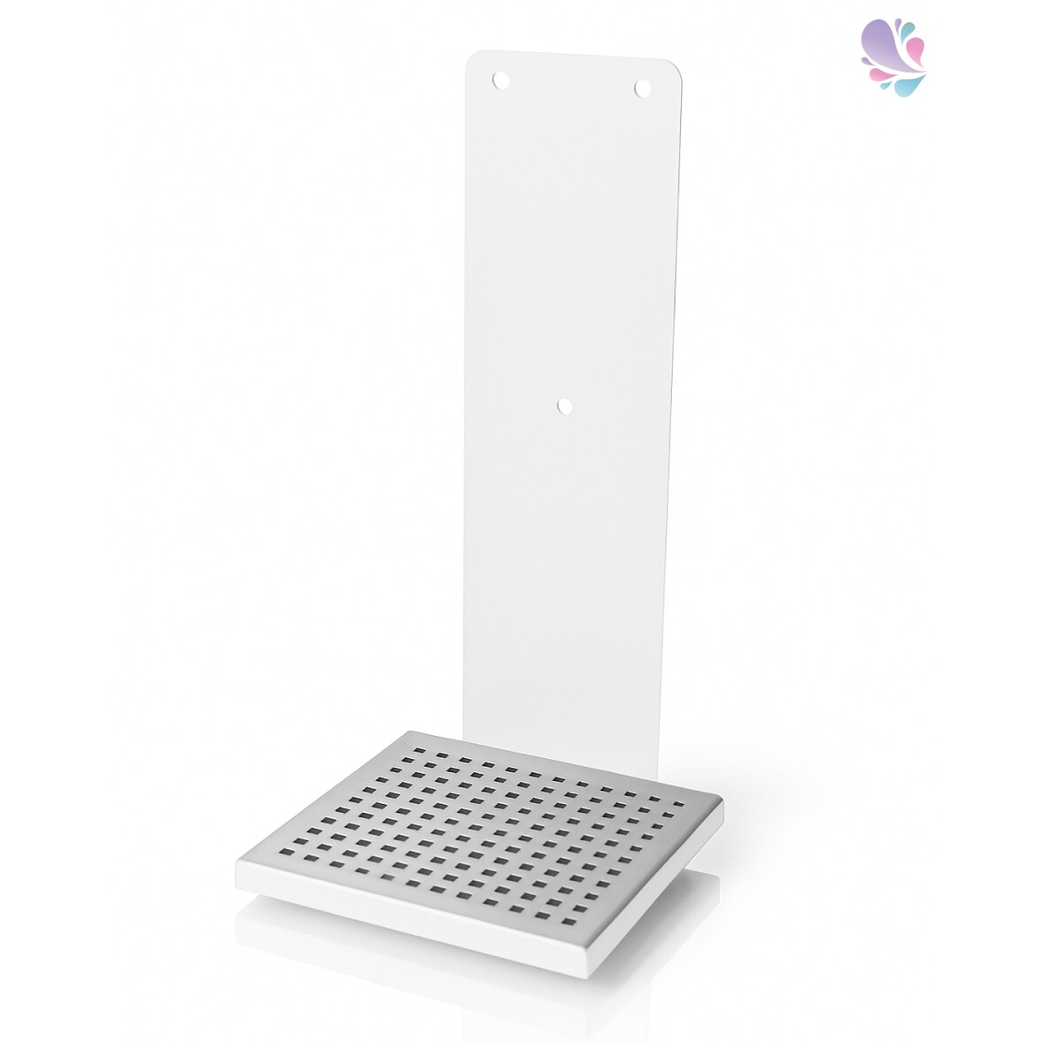 Wandhalterung Cosmos aus Edelstahl mit Auffangschale für Desinfektions-/Seifenspender SENSOR Cosmos