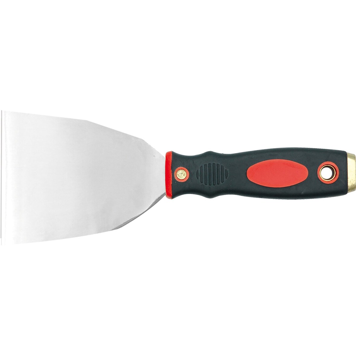 Maler-Spachtel Edelstahl 80 mm mit PVC/Metallgriff