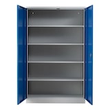 thumbnail of PROREGAL Stahlschrank BEE mit 6 verzinkten Fachböden | HxBxT 195x120x60cm | Grau-Blau | Werkstattschrank Werkzeugschrank Aktenschrank Universalschrank