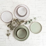 thumbnail of Quid Duna Plato Llano Cerámico Verde 26,5X2,8Cm