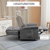 thumbnail of Aufstehsessel Polyester Grau elektrische Aufstehhilfe und Liegefunktion 92x87x108 cm