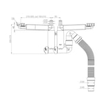 thumbnail of Smartloc Halb-Siphon 1½" für Spüle, Waschmaschine & Geschirrspüler, flexibles Rohr