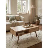 thumbnail of Couchtisch Garda, Rustikaler Landhausstil, Massivholz-Mango und Metall. 95x50x42 cm | Kadima Design