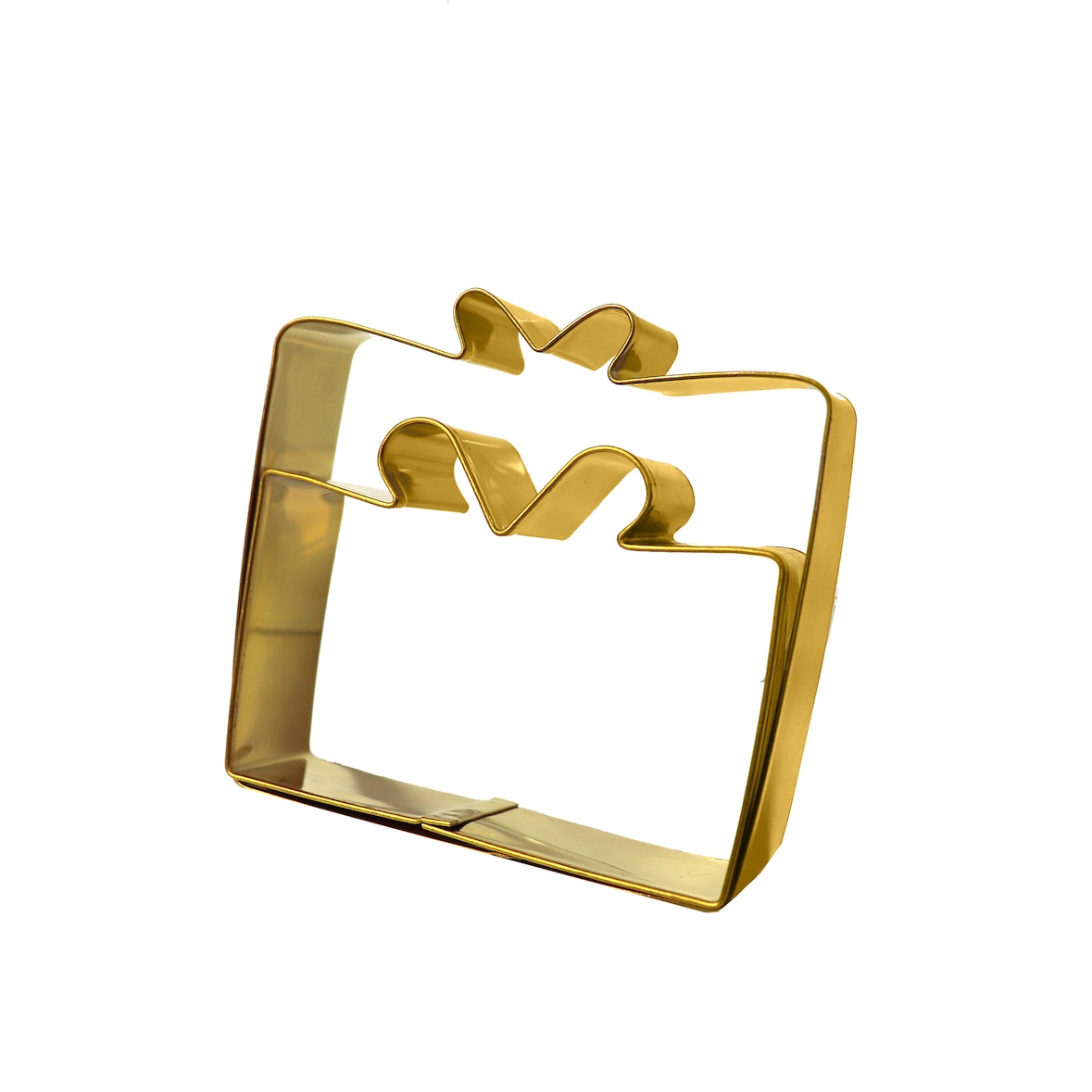 Zenker Taglia biscotti Pacchetti Regalo, set di 2pz, materiale in acciaio inox oro, Dimensione Pacchetto grande 8x8,5 cm piccolo 6x8,5cm