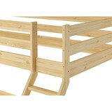 thumbnail of Doppel-Etagenbett 140x200 und 90x200 Erwachsenen-Stockbett Kiefer Zubehör wählbar V-60.19-09-14 ohne Zubehör