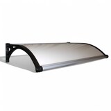 thumbnail of Pensilina tettoia bianca con illuminazione led e pannello solare per autoricarica Torradora - 100x120 cm Trasparente