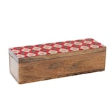 thumbnail of Boite à thé Santa 30x10 cm -  Marron Rectangulaire Bois Amadeus 30.00x10.00 cm