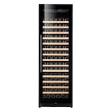 thumbnail of Weinkühlschrank VINCOOL für 115 Flaschen | 1x Glastür + LED & 1x Zone | 325 Ltr, HxBxT 178x59,5x57cm | +5/+20°C | Schwarz | + CHEFGASTRO Geschirrtuch