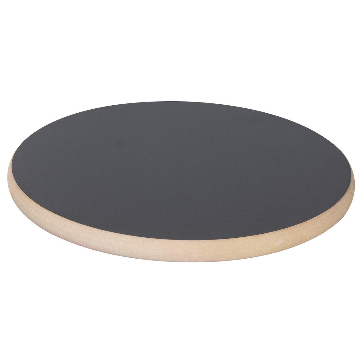 WAGNER Pflanzenroller BLACK Ø 29,5 x 2,5 cm, für innen, MDF mit Melamin, schwarz, Tragkraft 100 kg, DE Ware - 20027501