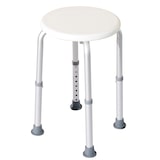 thumbnail of Taburete de ducha silla ducha personas mayores silla para ducha de aluminio con altura regulable antideslizante carga 136 kg