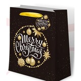 thumbnail of Gifty king, sacchetti regalo di natale taglia L, in carta certificata fsc 180gr, 26x34x14, confezione da 12 pezzi,  3 modelli assortiti, multicolore.