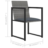 thumbnail of Helloshop26 - Conjunto de comedor de jardín de 5 piezas y cojines en resina tejida gris 02_0014795
