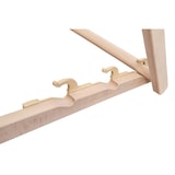 thumbnail of Buche-Liegestuhl, Gartenliege klappbar Strandstuhl Stofffarbe wählbar V-10-110blau-weiß Streifen