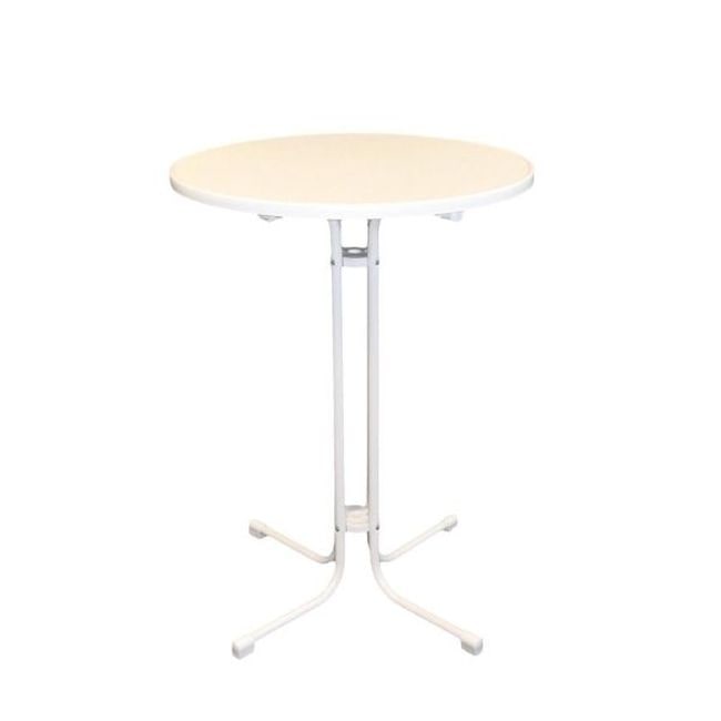 Mange-debout Limburg blanc 80 cm | Qdm - H851