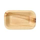 thumbnail of 100 Siegelschalen Palmblatt "pure" eckig 400 ml 4 cm x 15 cm x 24 cm ungeteilt