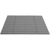 thumbnail of tectake Lot de dalles de terrasse TEGULAS en WPC aspect bois - gris, Lot de 11 - 405221