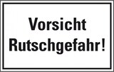 thumbnail of Schild I Hinweisschild Vorsicht Rutschgefahr!, Kunststoff, 300x200mm