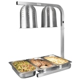 thumbnail of Lacor lámpara de calentamiento infrarrojos doble para buffet aluminio 550W