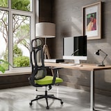 thumbnail of Bureaustoel / draaistoel ERGOMY zitting stof / rugleuning mesh groen mybuero