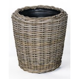 thumbnail of Pflanzkorb Sylter Korb Rattan 50x52cm 40 Liter Rund Natur Drypot Garten Terrasse Blumen