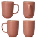 thumbnail of 12tlg Frühstücksset Jasper Puder für 6 Personen aus Steingut - 6x 414448 + 6x 414509