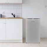 thumbnail of Telefunken Kühlschrank mit Gefrierfach (2-Sterne) | Freistehend | 81 Liter | Kühlschrank klein | CF-32-152-S silber