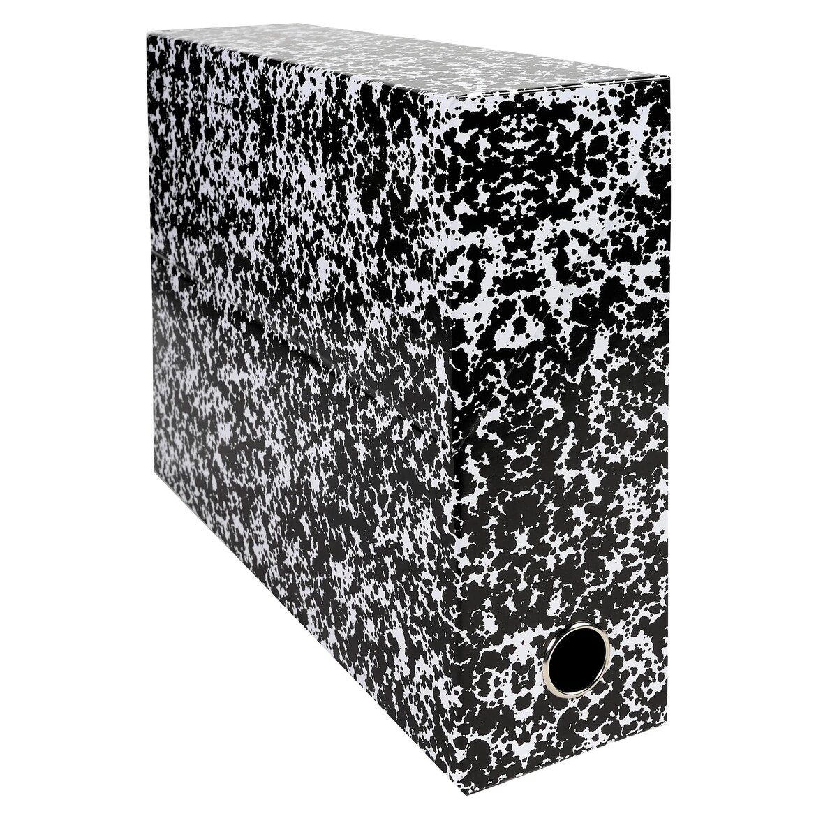 Exacompta Cod. 89720E - Scatola per progetti Annonay dorso 90mm, consegnata montata, carta stampata verniciata - 25,5x34cm assortite  - Cf. da  5 pz.