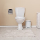 thumbnail of Relaxdays Toilettenpapierhalter mit Ablage & Abdeckung, Kunststoff Klopapierhalter HxBxT: 15 x 13,5 x 15 cm, grau/weiß