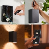 thumbnail of Philips Hue White & Col. Amb. Resonate Wandleu schwarz 1200lm/