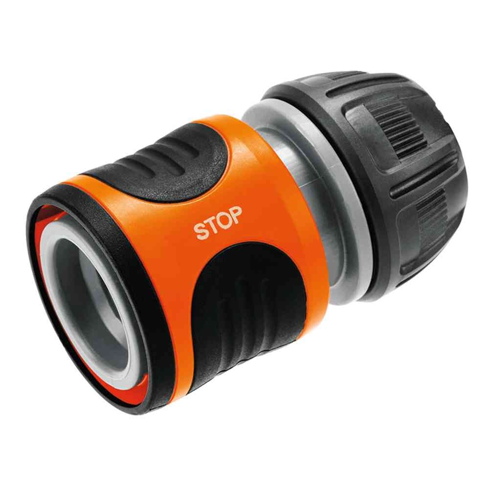 GARDENA System - Conector Rápido Stop para Mangueras de 1/2" y 5/8" Anti UV