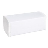 thumbnail of 3000 Papier-Falthandtücher handtuchpapier Zick-Zack V-Falz 2-lagig weiß 24x21cm