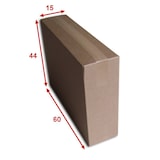 thumbnail of Lot de 5 Boîtes carton (N°68A) format 600x150x440 mm