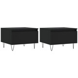 thumbnail of vidaXL Couchtische 2 Stk. Schwarz 50x46x35 cm Holzwerkstoff