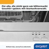 thumbnail of Exquisit Geschirrspüler EGSP6012-E-030E silber | Spülmaschine 60 cm | ECO-Modus | Maßgedecke: 12 | Vollintegriert