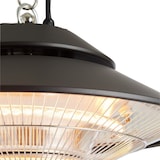 thumbnail of METRO Professional Aquecedor de teto elétrico, alumínio/aço, Ø 42,5 cm x 24 cm de altura, 1500 W, preto