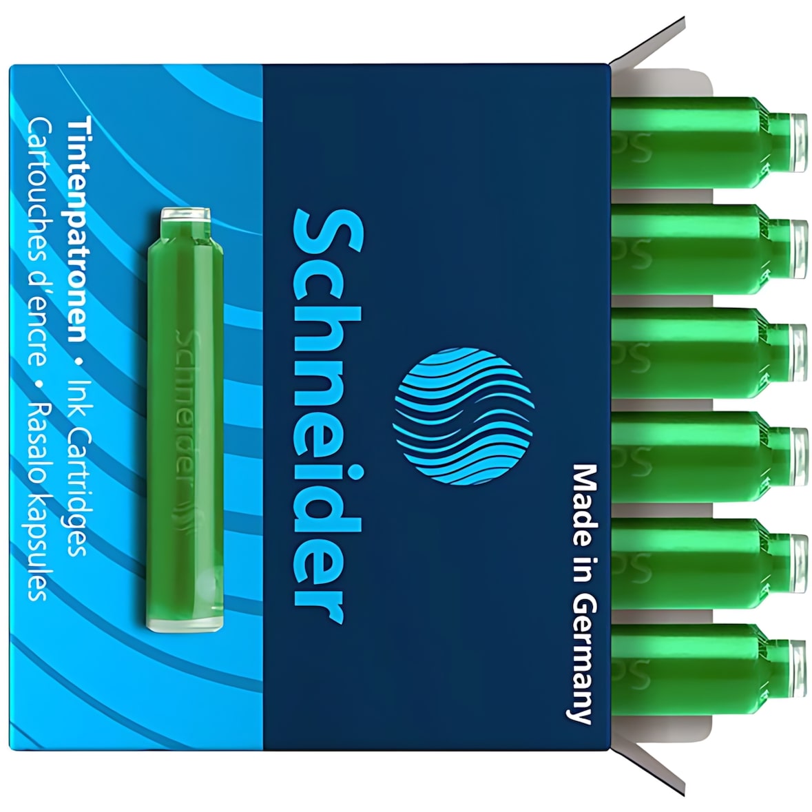 Schneider Tintenpatronen Standard grün 6er Pack